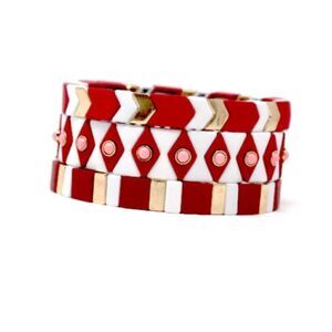 Cadyn and Charlie Nikki Stacks Bracelets Set‎ of three